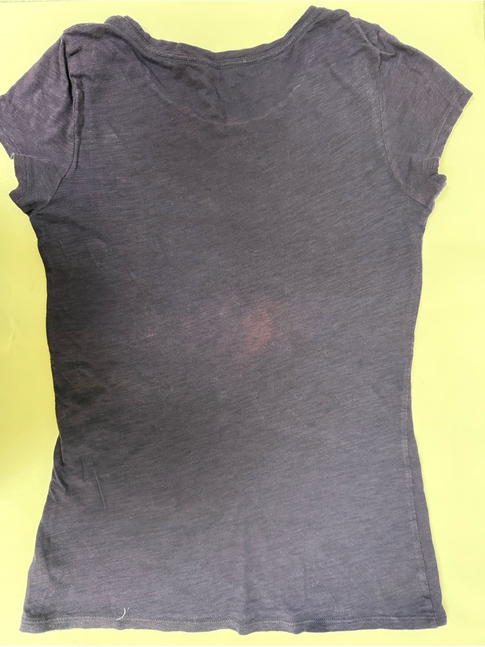 Express Purple Sequin Script Tee - Picture 4 of 5